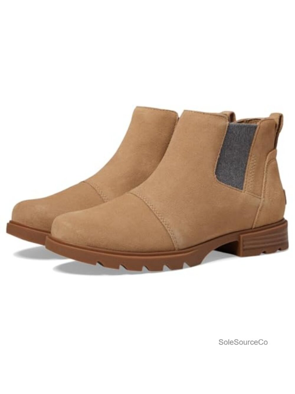 SOREL Emelie III Chelsea Waterproof Boots Women's Suede Leather